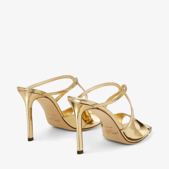 Mules Anise 95 in pelle Liquid Metal dorata Mules Anise 95 in pelle Liquid Metal dorata
