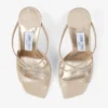 Mules Anise 95 in pelle metallizzata dorata Mules Anise 95 in pelle metallizzata dorata