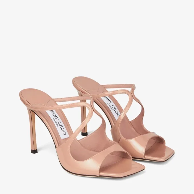 Mules Anise 95 in vernice rosa ballet Mules Anise 95 in vernice rosa ballet