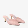 Mules Vivi 65 in pelle di struzzo rosa Mules Vivi 65 in pelle di struzzo rosa