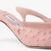 Mules Vivi 65 in pelle di struzzo rosa Mules Vivi 65 in pelle di struzzo rosa