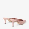 Mules Vivi 65 in pelle di struzzo rosa Mules Vivi 65 in pelle di struzzo rosa