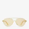 Occhiali da sole Aviator Vira giallo trasparente Occhiali da sole Aviator Vira giallo trasparente