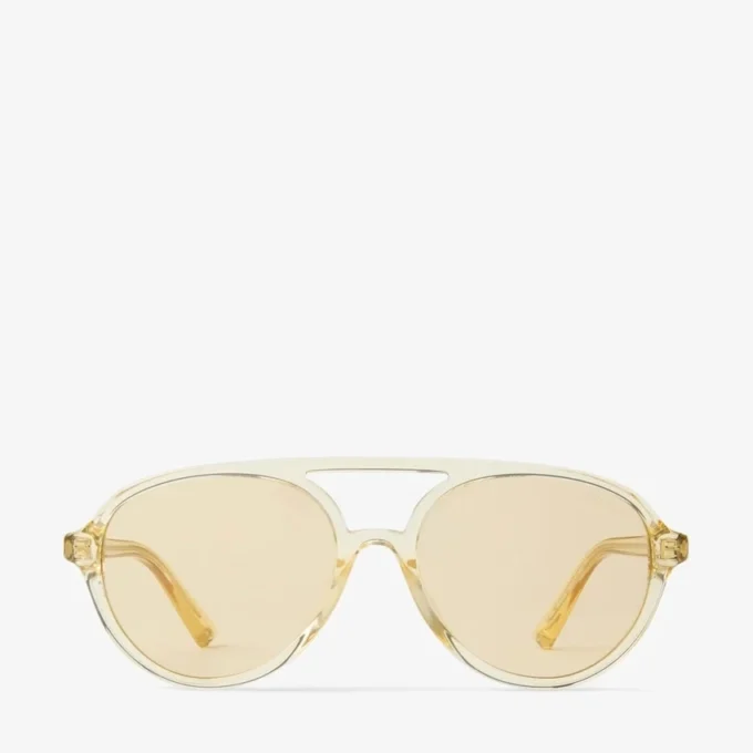 Occhiali da sole Aviator Vira giallo trasparente Occhiali da sole Aviator Vira giallo trasparente