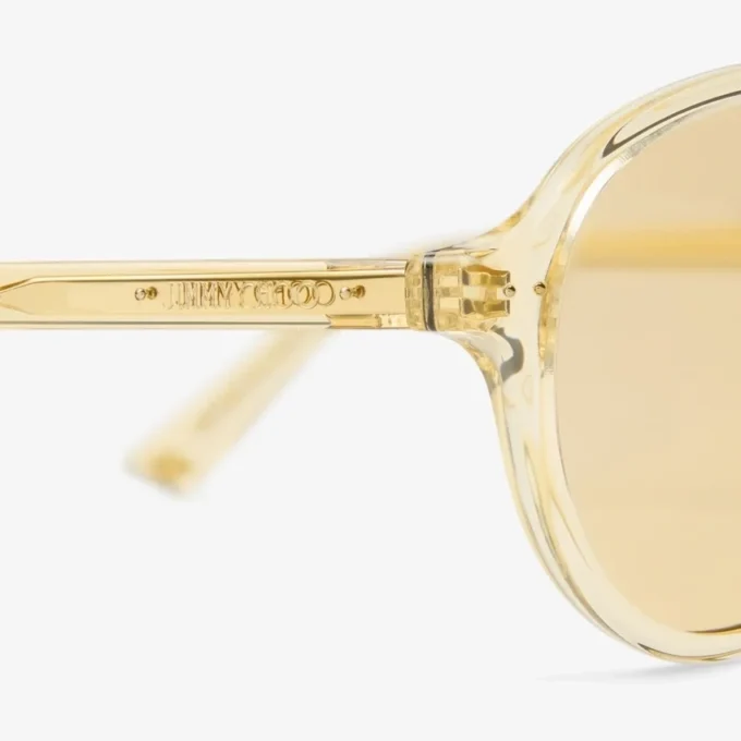 Occhiali da sole Aviator Vira giallo trasparente Occhiali da sole Aviator Vira giallo trasparente