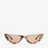 Occhiali da sole Beth Pink Havana Cat Eye Occhiali da sole Beth Pink Havana Cat Eye