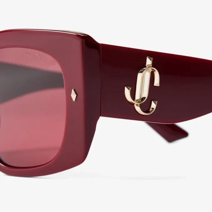 Occhiali da sole Gabi Cranberry e Dark Violet Butterfly Occhiali da sole Gabi Cranberry e Dark Violet Butterfly