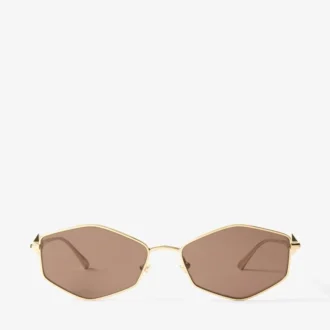 Occhiali da sole geometrici Zoey Gold