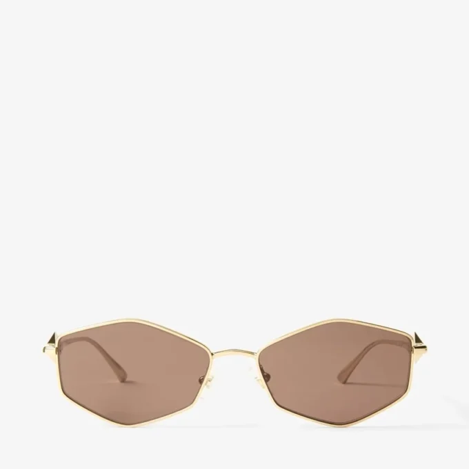 Occhiali da sole geometrici Zoey Gold Occhiali da sole geometrici Zoey Gold