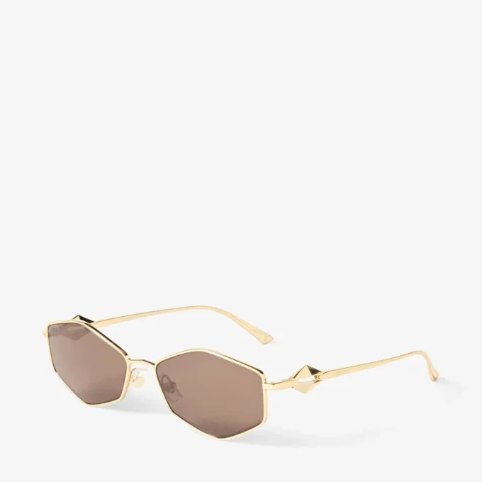 Occhiali da sole geometrici Zoey Gold Occhiali da sole geometrici Zoey Gold
