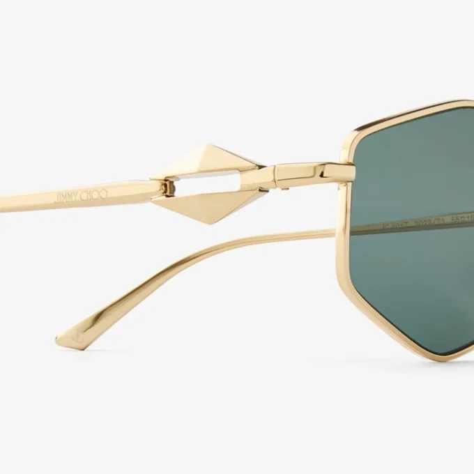 Occhiali da sole geometrici Zoey Gold Occhiali da sole geometrici Zoey Gold