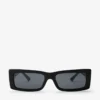 Occhiali da sole rettangolari Lennon Black