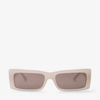 Occhiali da sole rettangolari Lennon Opal Taupe