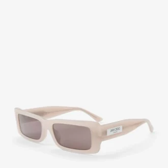Occhiali da sole rettangolari Lennon Opal Taupe