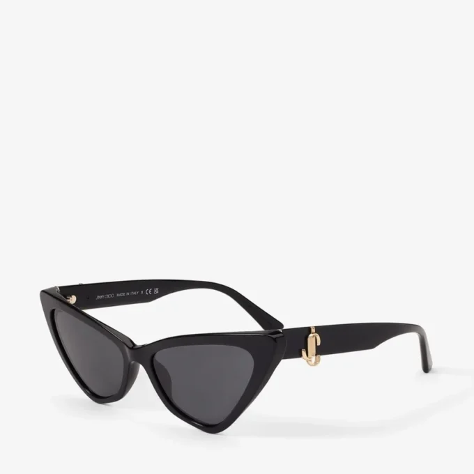 Occhiali da sole Sol Cat Eye neri Occhiali da sole Sol Cat Eye neri