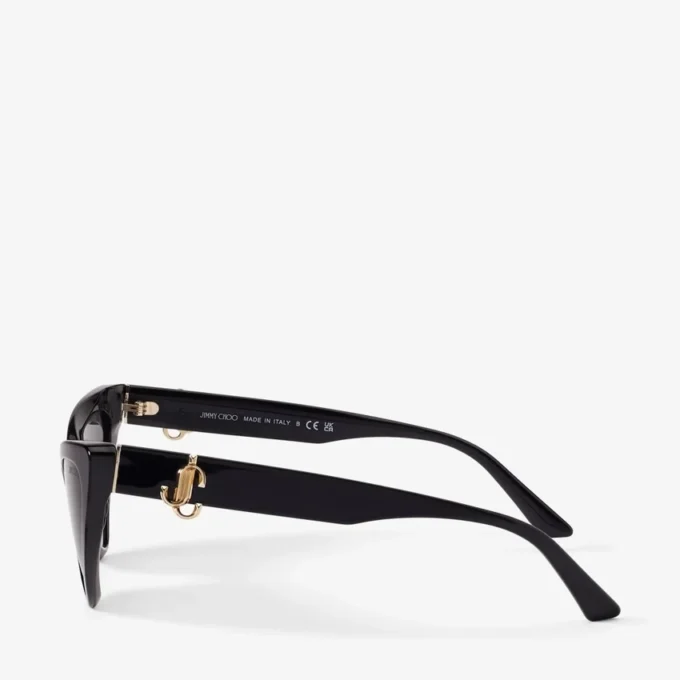 Occhiali da sole Sol Cat Eye neri Occhiali da sole Sol Cat Eye neri