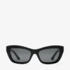 Occhiali da sole Solene Black Havana Cat Eye Occhiali da sole Solene Black Havana Cat Eye