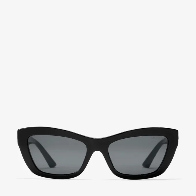 Occhiali da sole Solene Black Havana Cat Eye Occhiali da sole Solene Black Havana Cat Eye