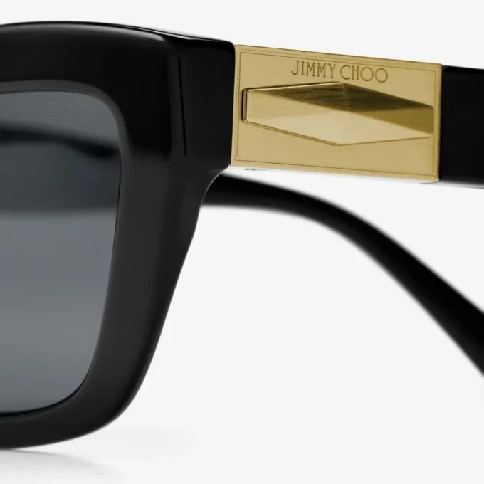 Occhiali da sole Solene Black Havana Cat Eye Occhiali da sole Solene Black Havana Cat Eye
