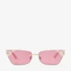 Occhiali da sole Soraya Cat Eye in oro pallido Occhiali da sole Soraya Cat Eye in oro pallido