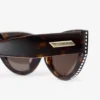 Occhiali da sole Vale Brown Havana Cat Eye Occhiali da sole Vale Brown Havana Cat Eye