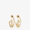 Orecchini a cerchio Jc Monogram in metallo con finitura dorata Orecchini a cerchio Jc Monogram Orecchini a cerchio Jc Monogram in metallo con finitura dorata Orecchini a cerchio Jc Monogram