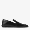 Pantofole da uomo Eliot in pelle nera vintage Pantofole da uomo Eliot in pelle nera vintage
