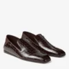 Pantofole da uomo Eliot in pelle Sambuco con stampa cocco Pantofole da uomo Eliot in pelle Sambuco con stampa cocco