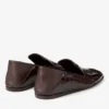 Pantofole da uomo Eliot in pelle Sambuco con stampa cocco Pantofole da uomo Eliot in pelle Sambuco con stampa cocco