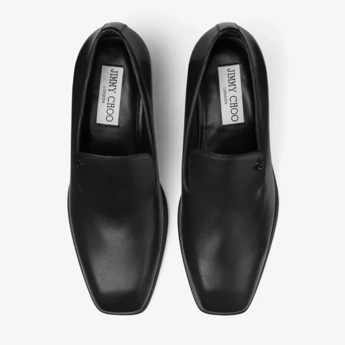 Pantofole Eliot 45 da uomo in pelle vintage nera Pantofole Eliot 45 da uomo in pelle vintage nera