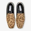 Pantofole Eliot in pelle di pony con stampa leopardata naturale Pantofole Eliot in pelle di pony con stampa leopardata naturale