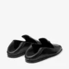Pantofole Eliot in pelle nera vintage Pantofole Eliot in pelle nera vintage