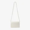 Pochette Avenue Curve in pelle nappa trapuntata color latte Pochette Avenue Curve in pelle nappa trapuntata color latte