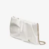 Pochette Bonny in raso avorio Pochette Bonny in raso avorio