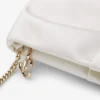 Pochette Bonny in raso avorio Pochette Bonny in raso avorio