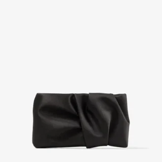 Pochette Bonny in raso nero