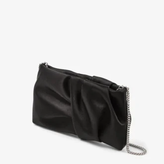 Pochette Bonny in raso nero