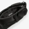 Pochette Bonny in raso nero Pochette Bonny in raso nero