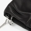 Pochette Bonny in raso nero Pochette Bonny in raso nero