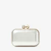 Pochette Cloud in madreperla avorio con chiusura in cristallo Pochette Cloud in madreperla avorio con chiusura in cristallo
