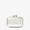 Pochette Cloud in madreperla avorio con chiusura in cristallo Pochette Cloud in madreperla avorio con chiusura in cristallo