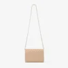 Pochette Curve in pelle biker trapuntata color chai Pochette Curve in pelle biker trapuntata color chai