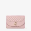 Pochette Curve in pelle Biker trapuntata rosa Pochette Curve in pelle Biker trapuntata rosa