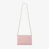 Pochette Curve in pelle Biker trapuntata rosa Pochette Curve in pelle Biker trapuntata rosa