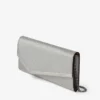 Pochette Emmie in pelle glitterata argento Pochette Emmie in pelle glitterata argento