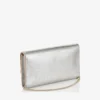 Pochette Emmie in pelle glitterata color champagne Pochette Emmie in pelle glitterata color champagne