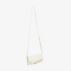 Pochette Emmie in pelle verniciata color latte Pochette Emmie in pelle verniciata color latte