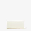 Pochette Emmie in pelle verniciata color latte Pochette Emmie in pelle verniciata color latte