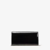 Pochette Emmie in pelle verniciata nera Pochette Emmie in pelle verniciata nera