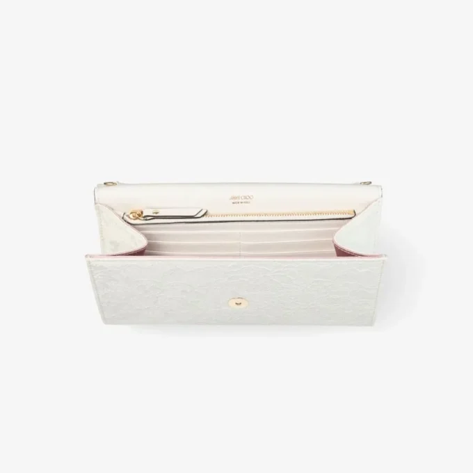 Pochette Emmie in pizzo jimmy choo color avorio Pochette Emmie in pizzo jimmy choo color avorio